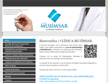 Tablet Screenshot of clinicamujimsar.com